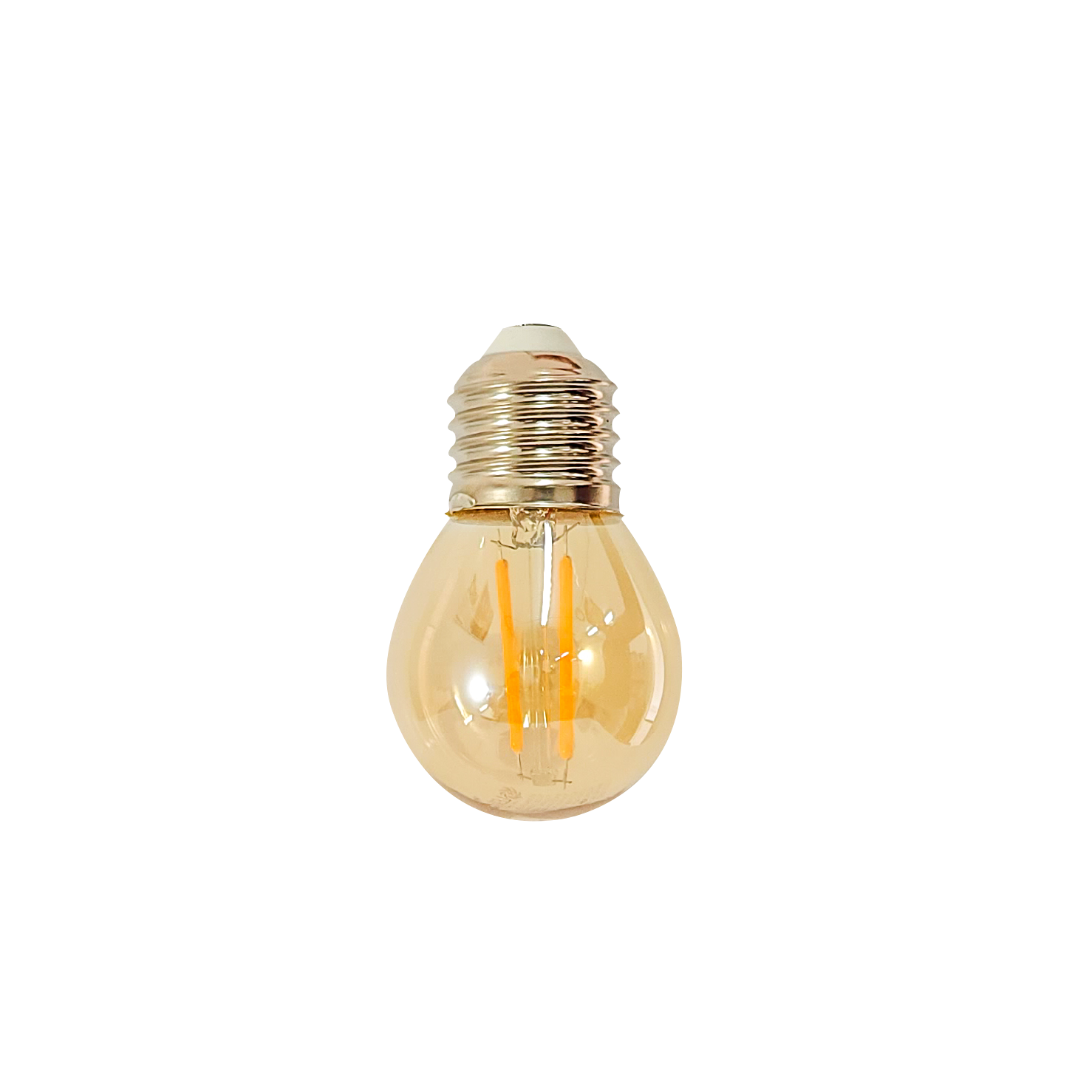 Bombillo led 2w - E27 pinpon -G45 ambar - 3000k