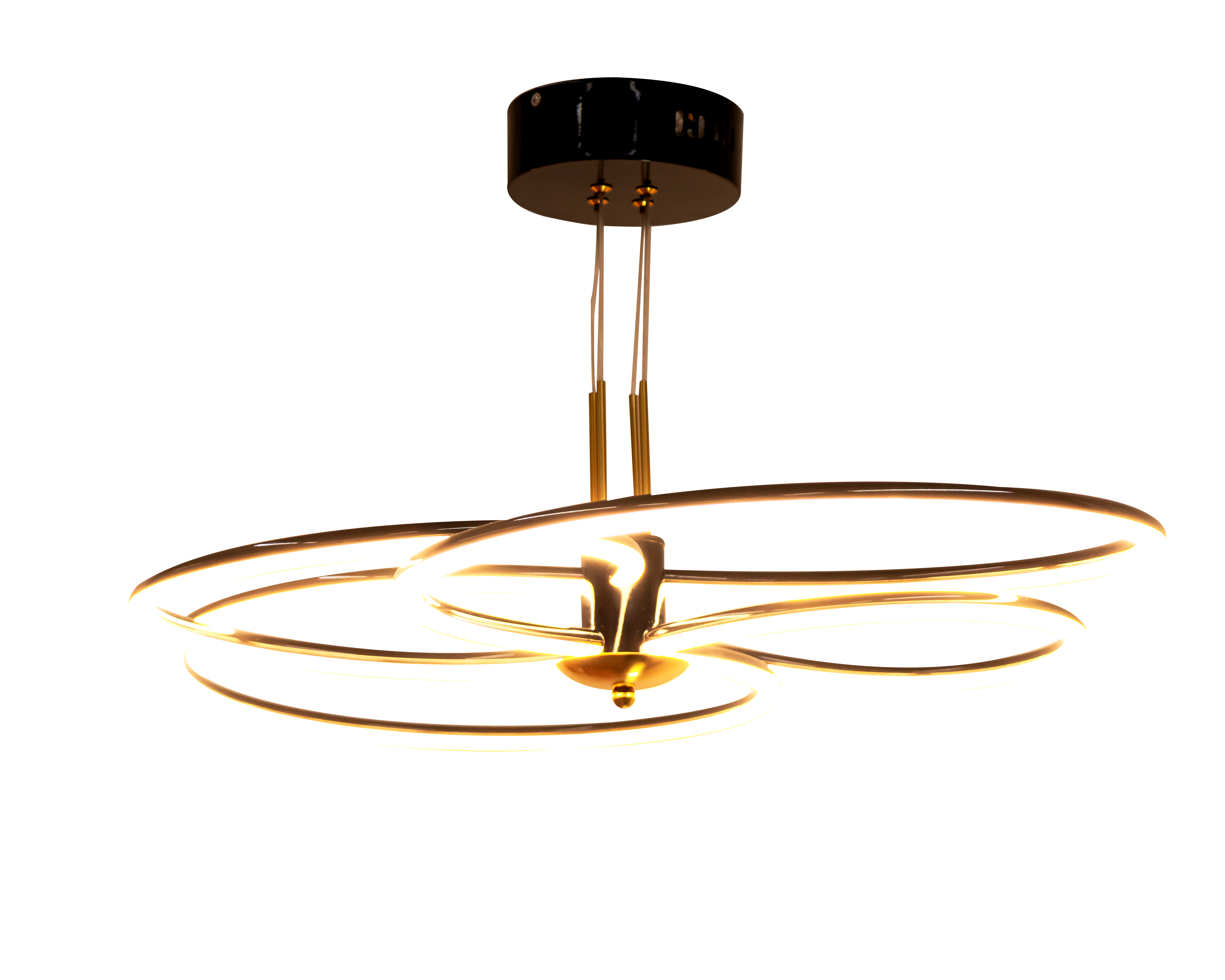 Lampara Haru-Negro dorada - 82w 4000k