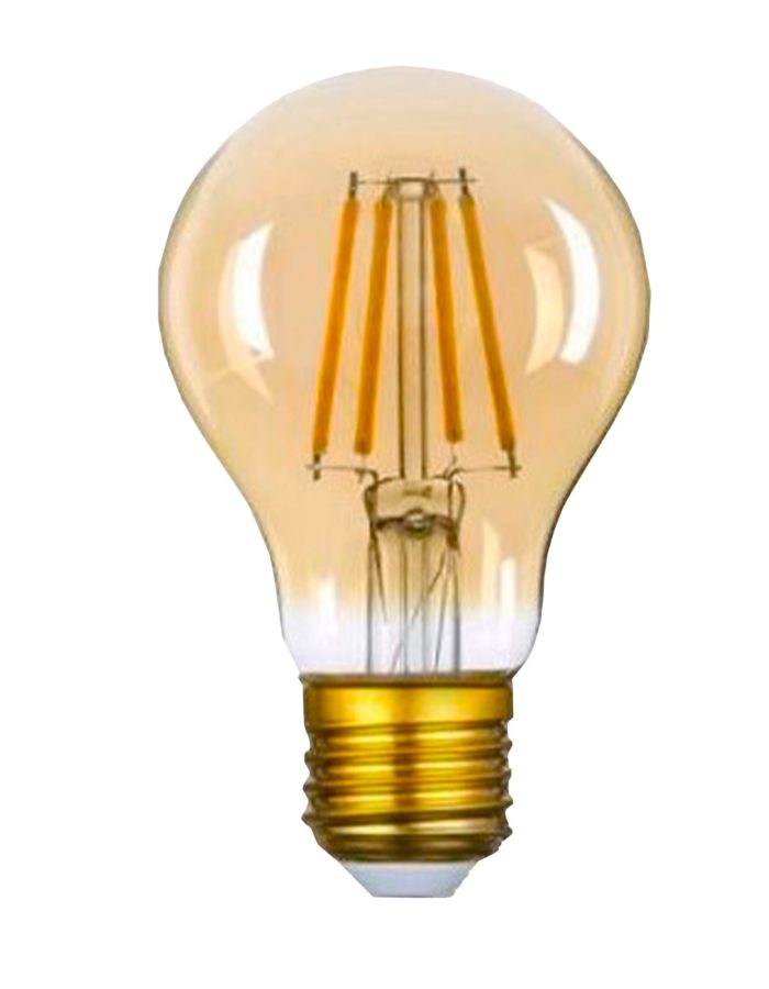 BOMBILLO LED A60 AMBAR 5W